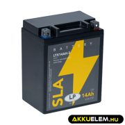   Landport motorkerékpár akkumulátor 12V 14Ah 210A YTX14AH-3 (YTX14AHL / YB14L) jobb+ Gyz