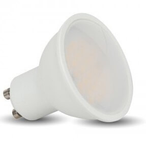 V-TAC GU10 5W 320lm 4000K 110 ° LED-izzó opál