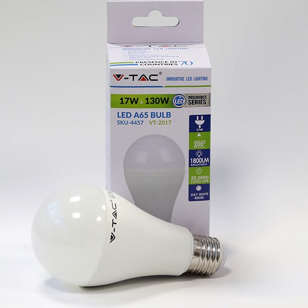 V-TAC E27 17W 1520lm 4000K LED-izzó
