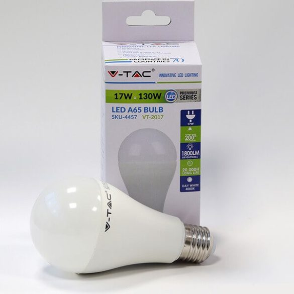 V-TAC E27 17W 1520lm 4000K LED-izzó