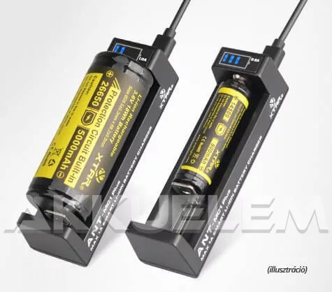 XTAR MC1 Plus ANT Li-ion USB-s akkumulátor töltő LED-jelzős