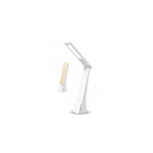 V-TAC 4W hordozható asztali lámpa 120lm fehér/arany színű