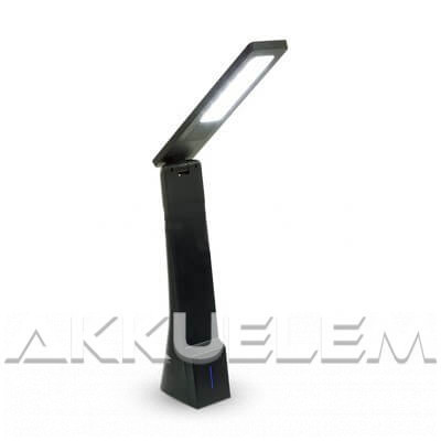 V-TAC 4W LED  vezeték nélküli asztali lámpa 120lm fekete színű
