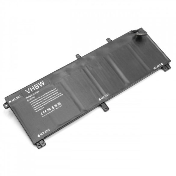 Dell Precision M3800 XPS 15 9530 5400mAh utángyártott akkumulátor