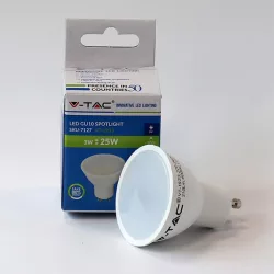 V-TAC GU10 3W 210 lm 4000K 110 ° LED-izzó