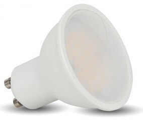 V-TAC GU10 7W 500lm 3000K 110 ° LED-izzó opál