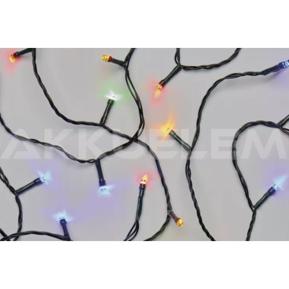 Karácsonyi fényfüzér 100LED karácsonyi 10m kültéri ZY0817T időzitős színes
