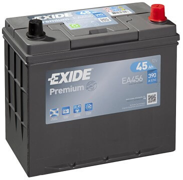 EXIDE Premium EA456 12V 45Ah autó akkumulátor ASIA JOBB+