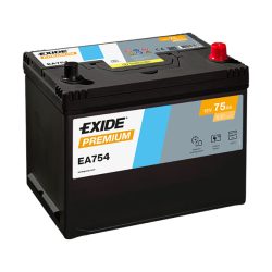 EXIDE Premium EA754 75Ah 630A autó akkumulátor JOBB+