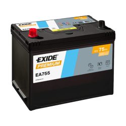 EXIDE Premium EA755 75Ah 630A autó akkumulátor BAL+