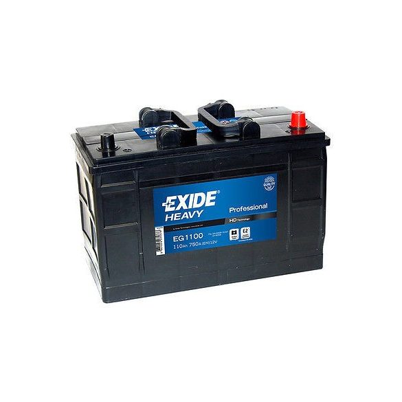 Exide HEAVY PRO EG1100 12V 110Ah autó akkumulátor JOBB+