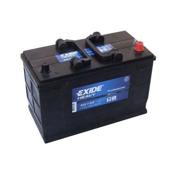 EXIDE HEAVY PRO EG1102 12V 110Ah teherautó akkumulátor jobb+