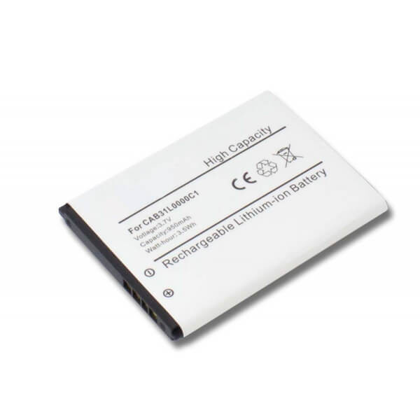   Alcatel OT-891 CAB31L0000C1 3,7V 900mAh utángyártott telefon akkumulátor