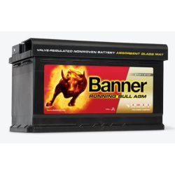   Banner Running Bull 12V 80Ah AGM 58001  Start-Stop akkumulátor JOBB+