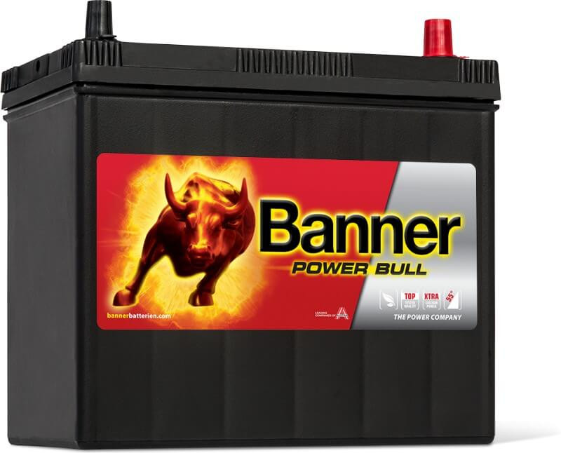 Banner Power Bull 12V 45Ah autó akkumulátor P4523 ASIA JOBB+
