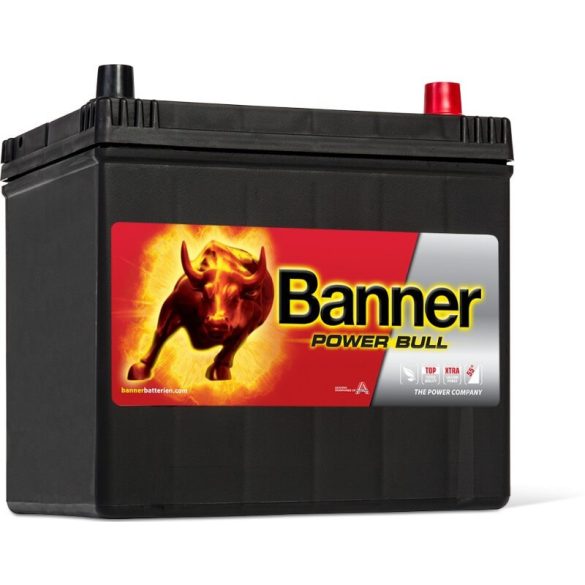 Banner Power Bull 12V 60Ah autó akkumulátor P6068 JOBB+