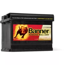   Banner Running Bull 12V 60Ah autó AGM 56001 Start-Stop akkumulátor JOBB+ 