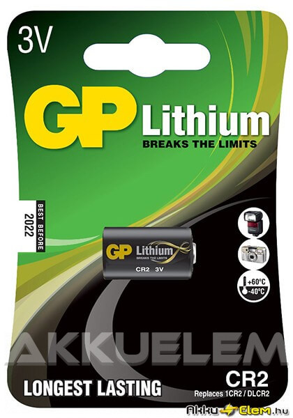 GP CR2 3V Lithium elem