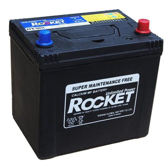 Rocket Start-Stop 65Ah 12V Start-Stop akkumulátor Q85L ASIA JOBB+