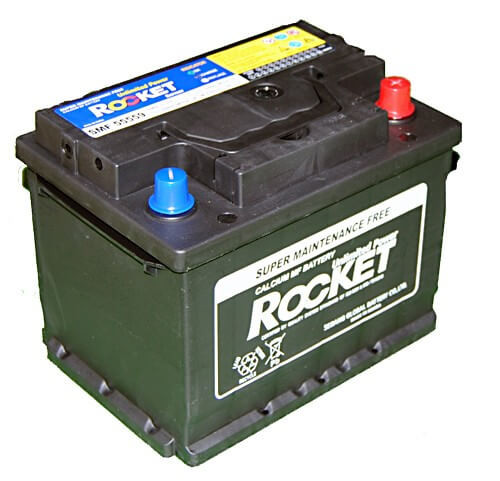 Rocket 55Ah 12V autó akkumulátor 55559 JOBB+