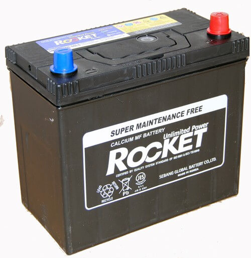 Rocket 45Ah 12V autó akkumulátor NX100-S6LS ASIA JOBB+