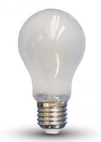 V-TAC E27 9W 1100lm 2700K 300 ° Filament opál LED-izzó