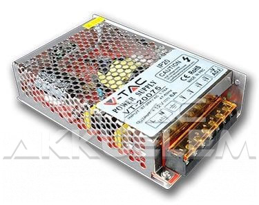 V-TAC 75W 12V 6A LED tápegység – V-TAC 3053