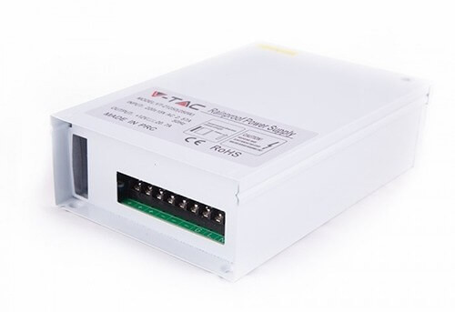 V-TAC 250W 20A LED tápegység esőálló fém házas – V-TAC 3073