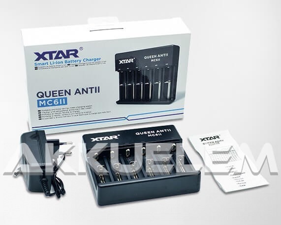 Xtar MC6II Li-ion akkutöltő / QUEEN ANTII