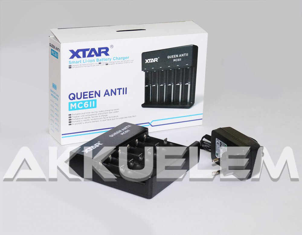 Xtar MC6II Li-ion akkutöltő / QUEEN ANTII