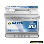 VARTA 12V 63Ah 610A D15 Dynamic autó akkumulátor JOBB+ 563400