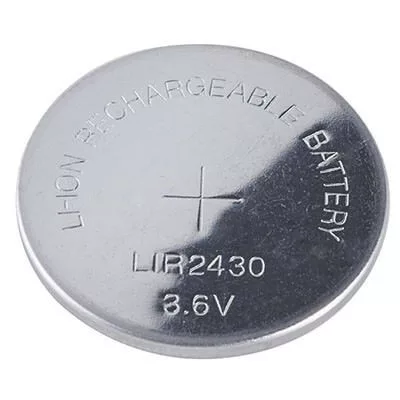 LIR2430 líthium gomb akkumulátor 3,6V 80mAh