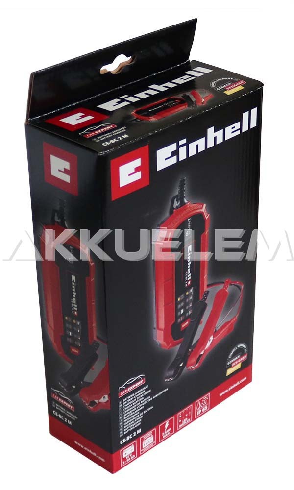 Einhell 2A 12V autó és motor akkumulátor töltő CE-BC 2 M