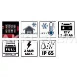 Einhell 2A 12V autó és motor akkumulátor töltő CE-BC 2 M