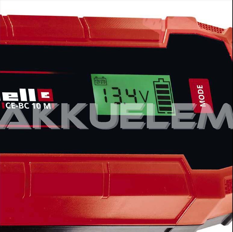 Einhell 10A 12V autó akkumulátor töltő CE-BC 10 M
