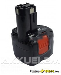Bosch BAT048 9,6V 2000mAh utángyártott szerszámgép akkumulátor