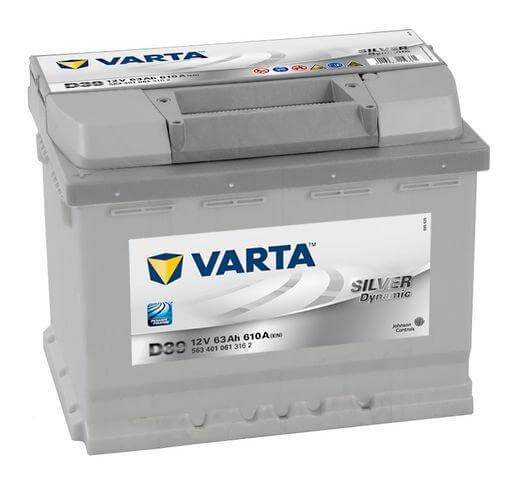 VARTA 12V 63Ah autó akkumulátor Silver 563401 BAL+ D39