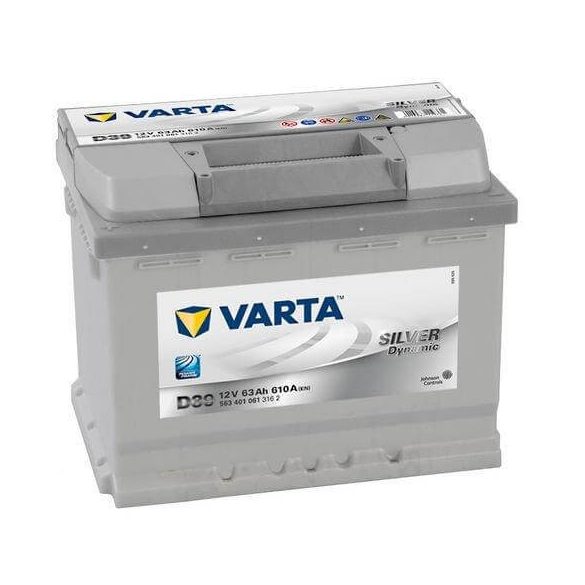 VARTA 12V 63Ah autó akkumulátor Silver 563401 BAL+ D39