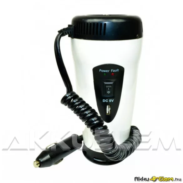 VOLT Polska IPS300 150 W 12 V trapéz inverter pohártartós