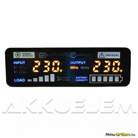 VOLT Polska SinusPRO 1000E 700W 12V inverter/szünetm. tápegység
