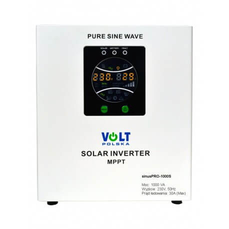   VOLT Polska SinusPRO 1000S 700W 12V szolár inverter/szünetm. tápegység