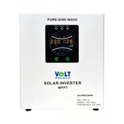   VOLT Polska SinusPRO 2000S 1400W/max.2000VA 24V szolár inverter/szünetm. tápegység