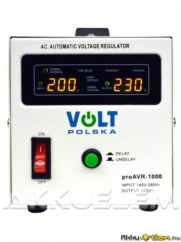 VOLT Polska ProAVR 1000VA feszültségstabilizátor