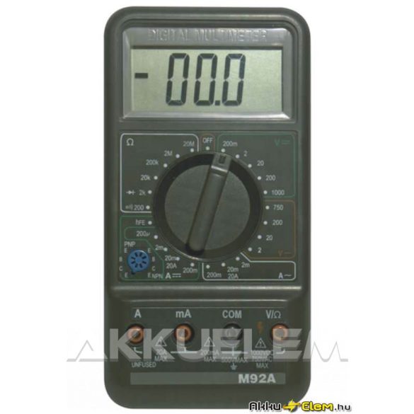 Digitális multiméter M92A