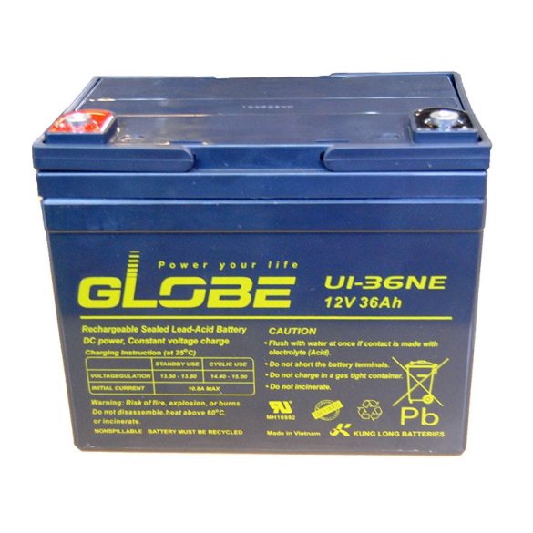 Globe 12V 36AH ciklikus akkumulátor U1-36NE