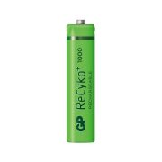   GP ReCyko+ 1000 1,2V 950mAh AAA elemméretű akkumulátor (ár/db)