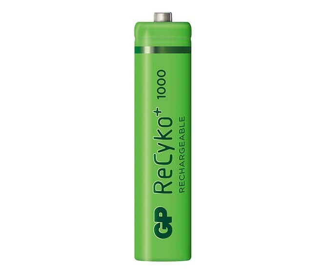   GP ReCyko+ 1000 1,2V 950mAh AAA elemméretű akkumulátor (ár/db)