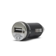 USB autós adapter 1A 5V állapotjelző LED-del 12-24V