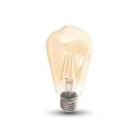 V-TAC E27 4W 350lm 2200K 300 ° Filament LED-izzó nagy körte búrás dimmelhető
