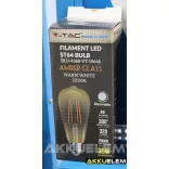 V-TAC E27 4W 350lm 2200K 300 ° Filament LED-izzó nagy körte búrás dimmelhető